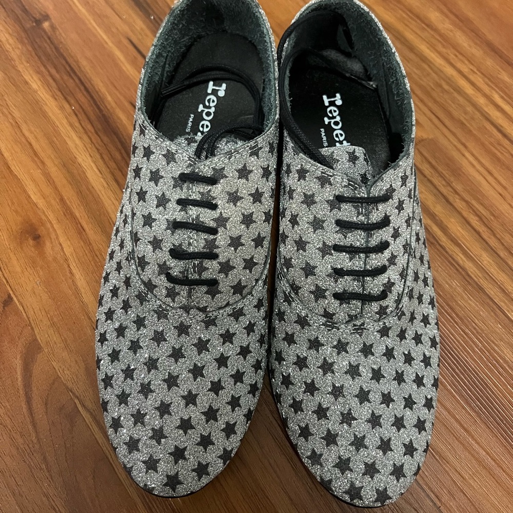 New in box Repetto glitter Oxford